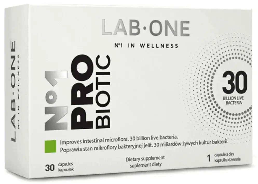 Zdjęcie Dlaczego wybrać probiotyk Lab One? Odkryj kluczowe korzyści