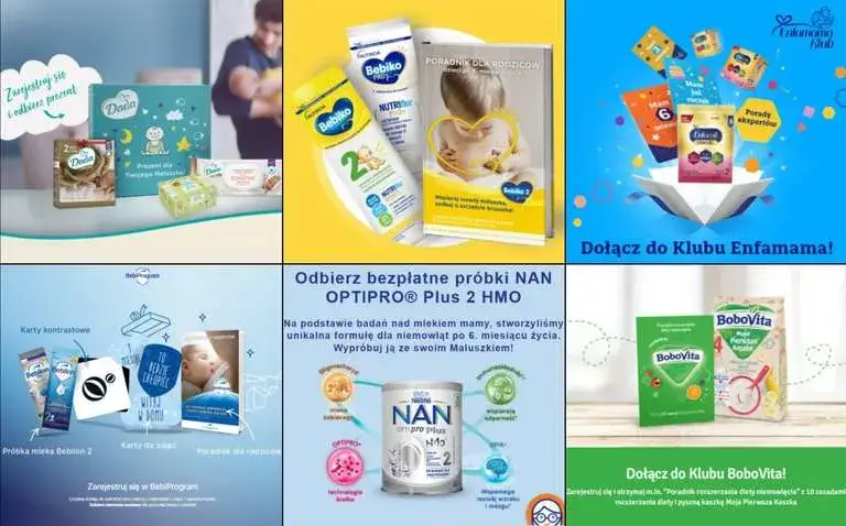 Zdjęcie Darmowe paczki dla niemowląt: Jak zdobyć próbki i zestawy